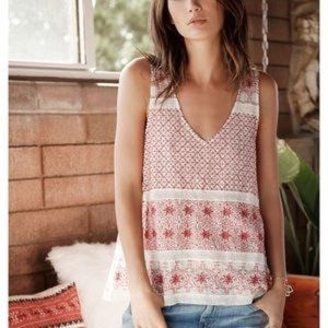 Velvet By Graham Spencer  Catina Jaipur Tank Top